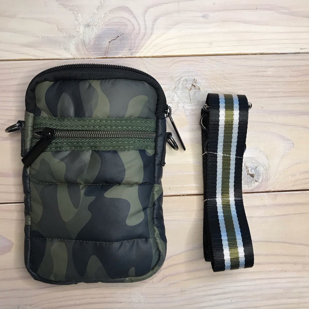 Haute Shore Camo Crossbody Cellphone Bag w/strap